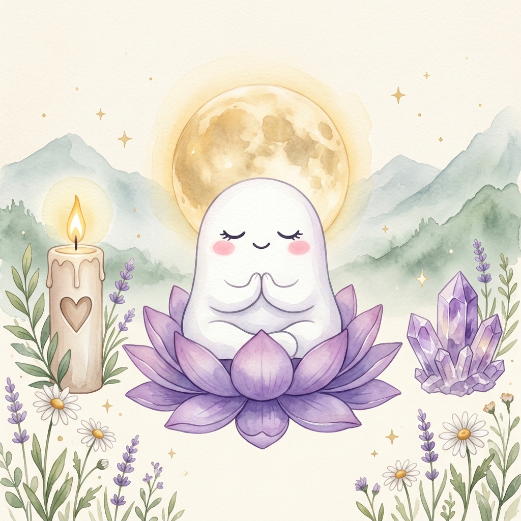 Meditation tracker illustration