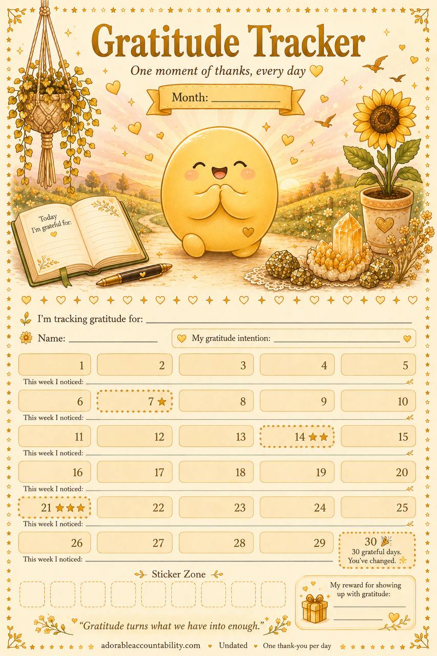 Gratitude Tracker